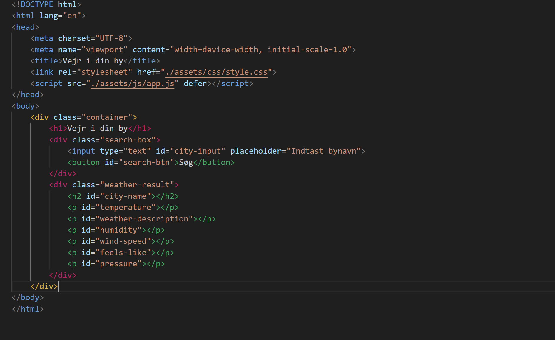 HTML kode